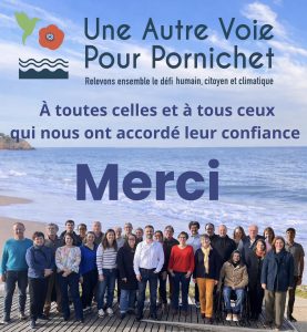 Merci à toutes celles et tous ceux qui nous ont apporté leur confiance
